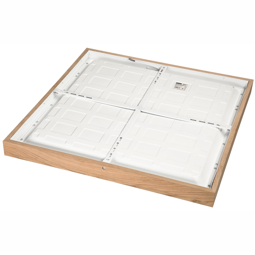 Brilagi - LED Stropna svjetiljka za kupaonice WOODY FRAME LED/40W/230V 60x60 cm IP44 hrast