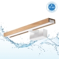Brilagi - LED osvjetljenje za kupaonsko ogledalo 3 u 1 WOODY MIRROR LED/8W/230V 40 cm IP44 bijela/hrast