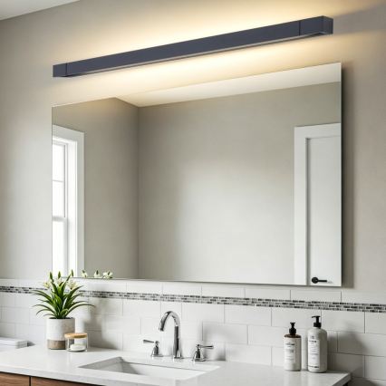 BRILAGI - LED osvjetljenje za kupaonsko ogledalo AQUA LINE LED/28W/230V 100 cm IP44 crna CRI 90