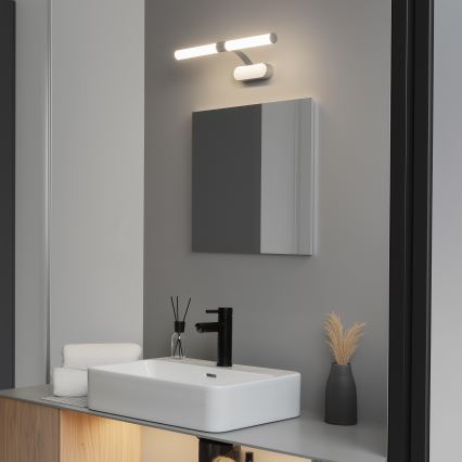 Brilagi - LED kupaonsko svjetlo za ogledalo 2u1 TUBEO LED/6W/230V 40 cm IP44 srebrno