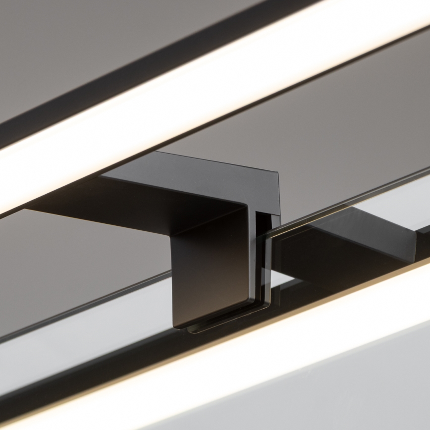 Brilagi - LED osvjetljenje za kupaonsko ogledalo 3u1 VESTRA LED/15W/230V 80 cm IP44 crno