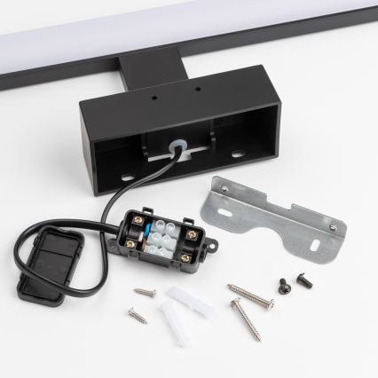 Brilagi - LED osvjetljenje za kupaonsko ogledalo 3u1 VESTRA LED/15W/230V 80 cm IP44 crno