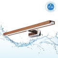 Brilagi - LED osvjetljenje za kupaonsko ogledalo WOODY MIRROR 3u1 LED/12W/230V 60 cm IP44 sjajni krom/hrast-trešnja