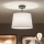 Brilagi - LED plafonjera CERIA 1xE27/60W/230V Ø 30 cm crna/bijela