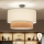Brilagi - LED plafonjera CERIA 1xE27/60W/230V Ø 50 cm crna/bijela/bež
