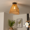 BRILAGI - LED plafonjera CERIA BOHO 1xE27/40W/230V Ø 30 cm smeđa