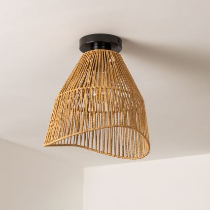 Brilagi - LED plafonjera CERIA BOHO 1xE27/40W/230V Ø 30 cm smeđa