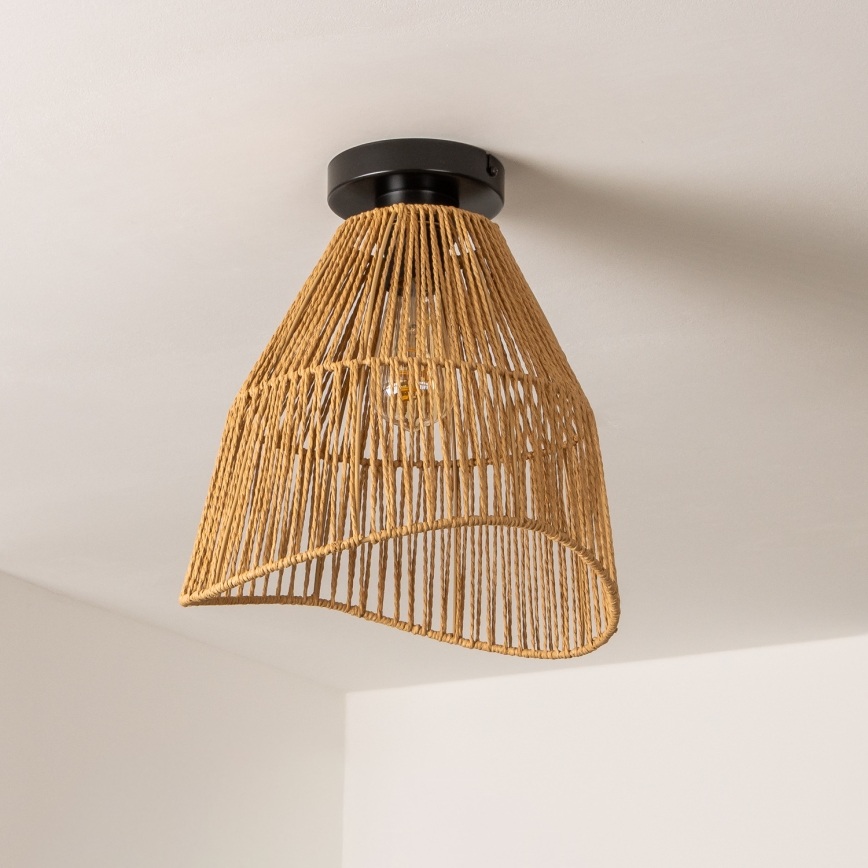 Brilagi - LED plafonjera CERIA BOHO 1xE27/40W/230V Ø 30 cm smeđa
