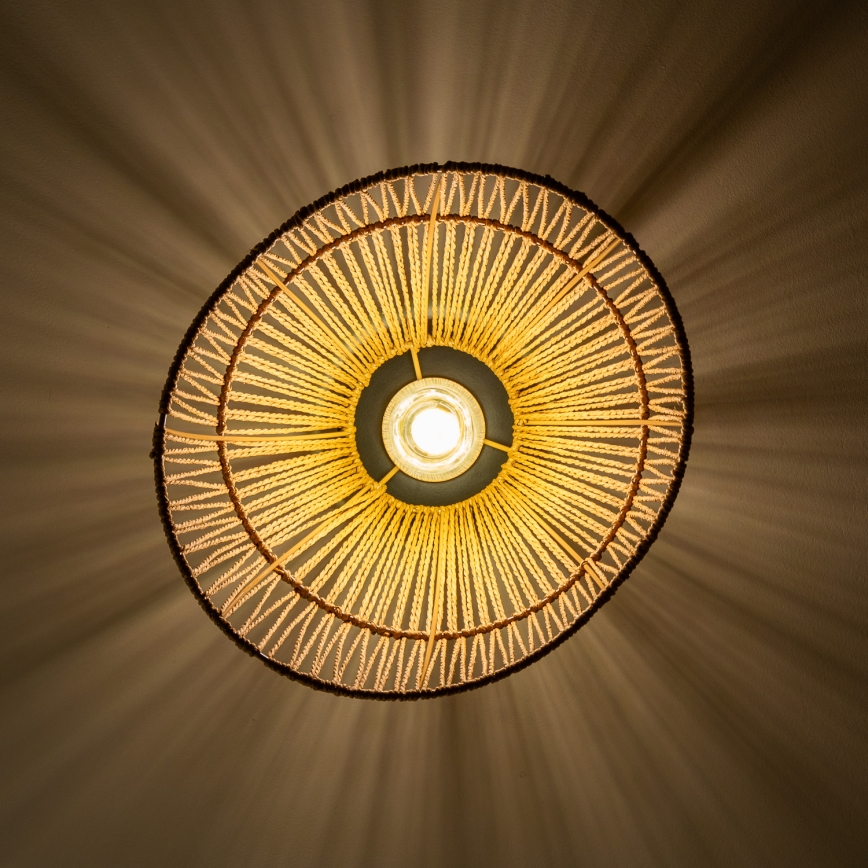 Brilagi - LED plafonjera CERIA BOHO 1xE27/40W/230V Ø 30 cm smeđa