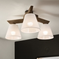 Brilagi - LED Plafonska lampa ANTHONY 3xE14/40W/230V hrast orah/bijela