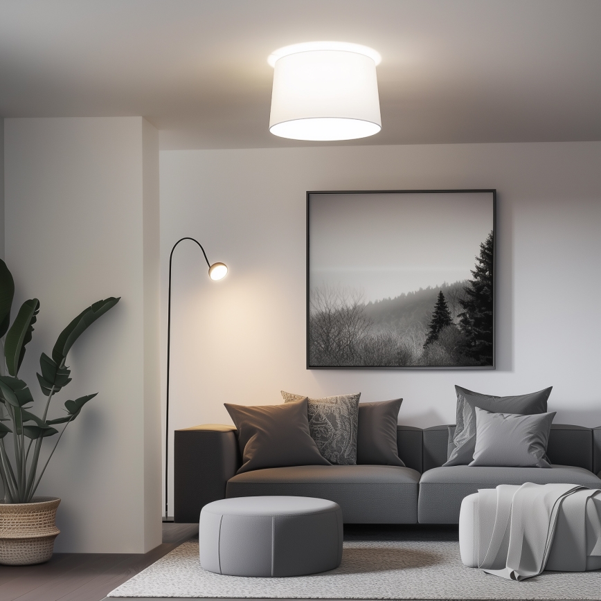 Brilagi - LED plafonska svjetiljka CERIA 1xE27/40W/230V Ø 45 cm bijela