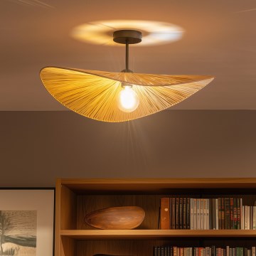 Brilagi - LED plafonski luster CERIA BOHO 1xE27/60W/230V Ø 60 cm crna/bež