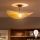Brilagi - LED plafonski luster CERIA BOHO 1xE27/60W/230V Ø 60 cm crna/bež