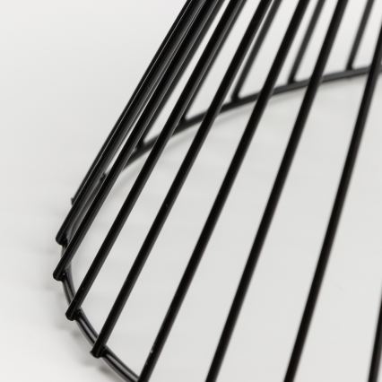 Brilagi - LED Plafonski luster CERIA WIRE 1xE27/40W/230V pr. 30 cm crna/hrast