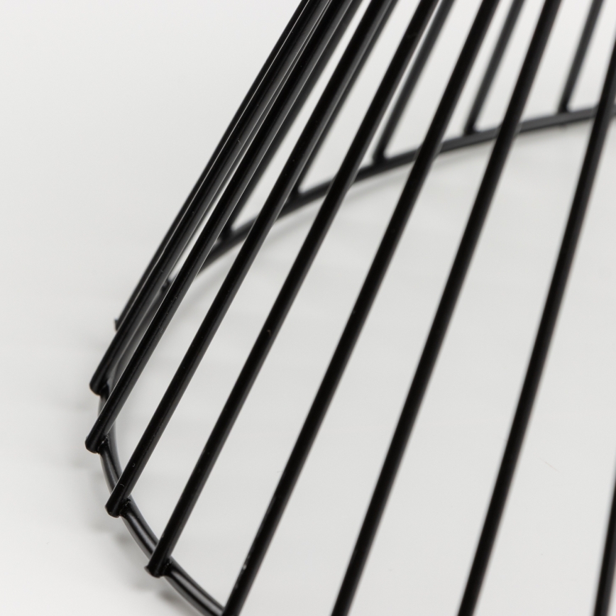 Brilagi - LED Plafonski luster CERIA WIRE 1xE27/40W/230V pr. 30 cm crna/hrast