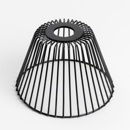 Brilagi - LED plafonski luster CERIA WIRE 1xE27/40W/230V Ø 21 cm crna/hrast