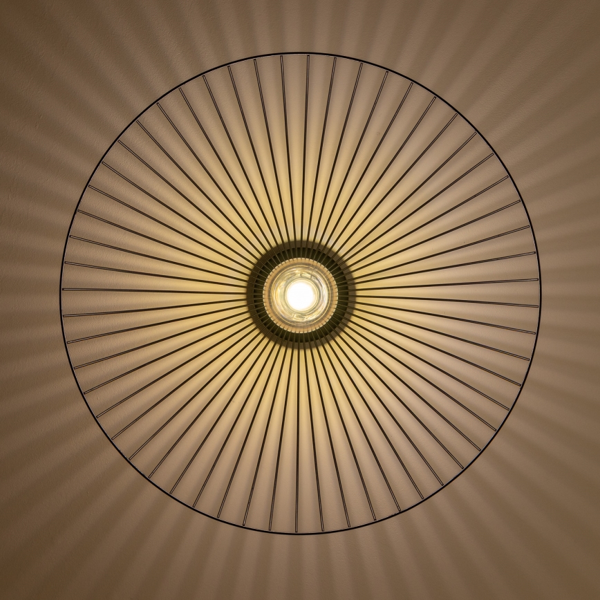 Brilagi - LED plafonski luster CERIA WIRE 1xE27/40W/230V Ø 60 cm crni