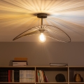 Brilagi - LED plafonski luster CERIA WIRE 1xE27/60W/230V 40x56 cm crna/brončana