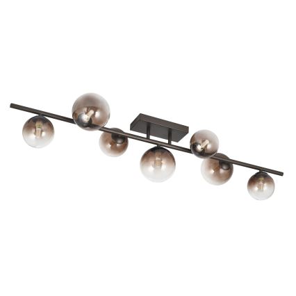 Brilagi - LED Plafonski luster MILLA 7xG9/3W/230V smeđa/zadimljeno-smeđa