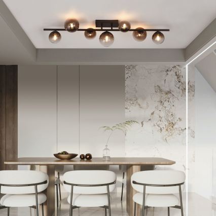 Brilagi - LED Plafonski luster MILLA 7xG9/3W/230V smeđa/zadimljeno-smeđa