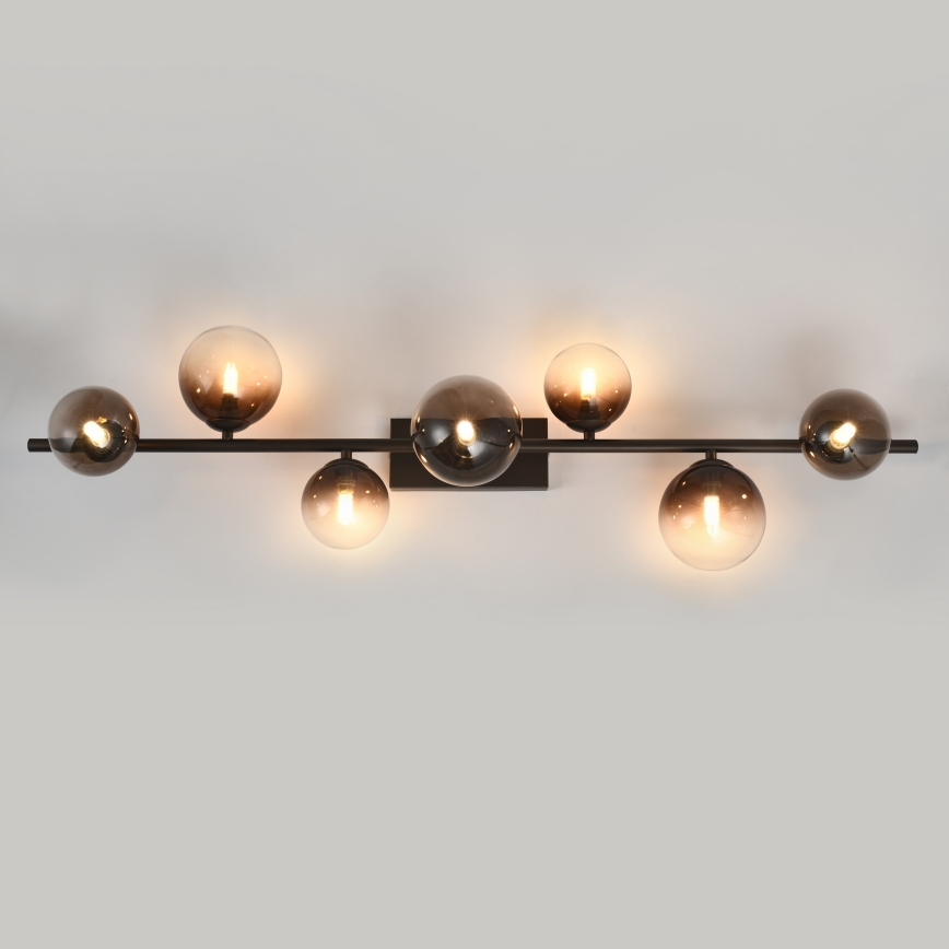 Brilagi - LED Plafonski luster MILLA 7xG9/3W/230V smeđa/zadimljeno-smeđa