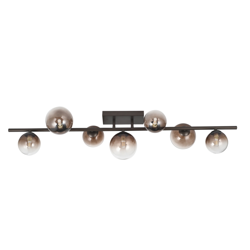 Brilagi - LED Plafonski luster MILLA 7xG9/3W/230V smeđa/zadimljeno-smeđa