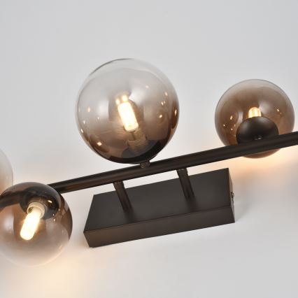 Brilagi - LED Plafonski luster MILLA 7xG9/3W/230V smeđa/zadimljeno-smeđa