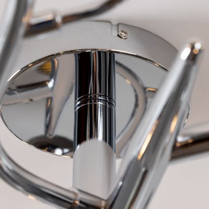 Brilagi - LED plafonski luster MISTEL 15xG9/3W/230V crni krom/dimljeno