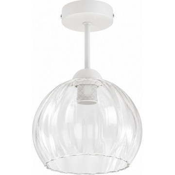 BRILAGI - LED plafonski luster RETRO GLASS 1xE27/60W/230V Ø 25 cm bijela/prozirna