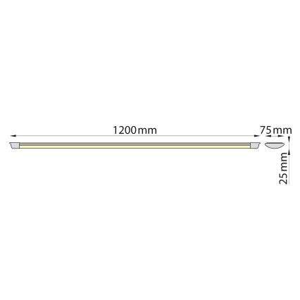Brilagi - LED Podelementna svjetiljka AVERO LED/32W/230V 120 cm