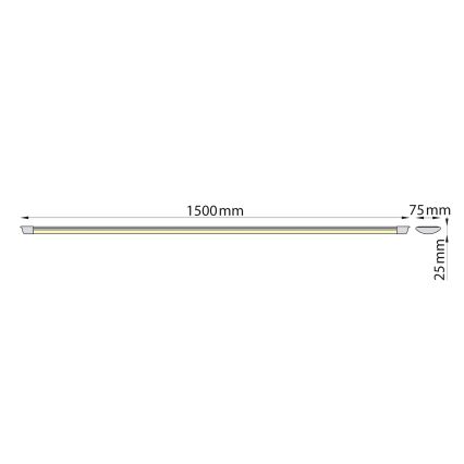 Brilagi - LED Podelementna svjetiljka AVERO LED/45W/230V 150 cm