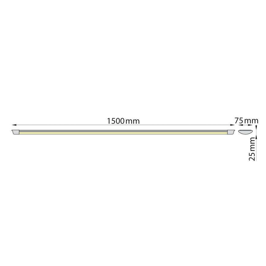 Brilagi - LED Podelementna svjetiljka AVERO LED/45W/230V 150 cm