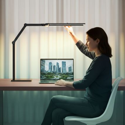 Brilagi - LED stolna lampa VARIO, s mogućnošću prigušivanja i dodirnim upravljanjem, LED/24W/230V 3000-6500K CRI 92 crna