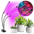 BRILAGI - LED podesiva fleksibilna stolna lampa s kopčom za uzgoj biljaka VITABLOOM 3xLED/10W/230V crna