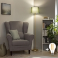 Brilagi - LED podna lampa CERIA 1xE27/20W/230V pr. 30 cm zelena/zlatna