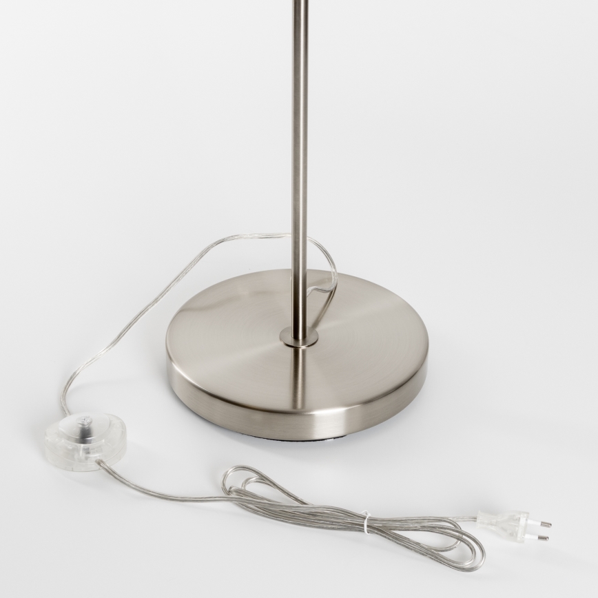 Brilagi - LED podna lampa CERIA 1xE27/40W/230V pr. 25 cm siva/matirani krom