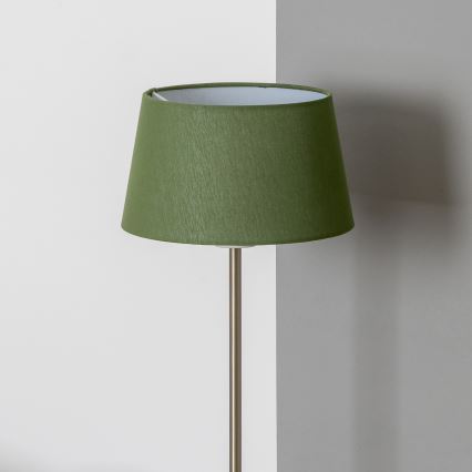 Brilagi - LED podna lampa CERIA 1xE27/40W/230V pr. 25 cm zelena/matirani krom