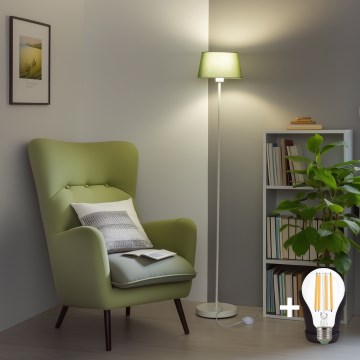 Brilagi - LED podna lampa CERIA 1xE27/40W/230V Ø 25 cm zelena/bijela