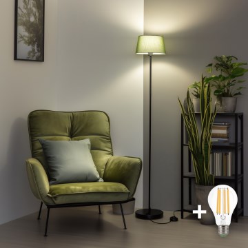 Brilagi - LED podna lampa CERIA 1xE27/40W/230V Ø 25 cm zelena/crna