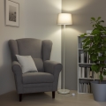 Brilagi - LED podna lampa CERIA 1xE27/40W/230V Ø 30 cm siva/bijela