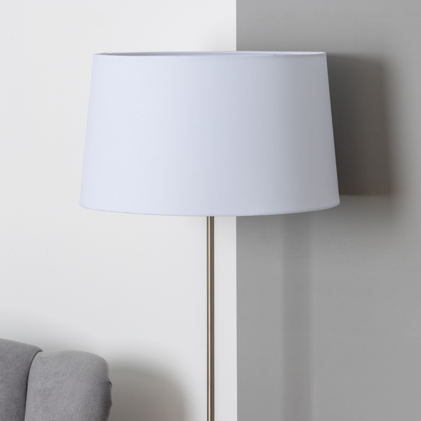 Brilagi - LED podna lampa CERIA 1xE27/40W/230V Ø 45 cm bijela/matirani krom