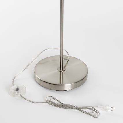 Brilagi - LED podna lampa CERIA 1xE27/40W/230V Ø 45 cm bijela/matirani krom