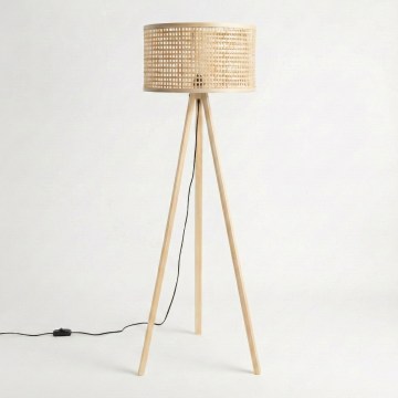 Brilagi - LED podna lampa CERIA 1xE27/60W/230V Ø 40 cm bež