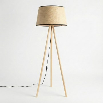 Brilagi - LED podna lampa CERIA 1xE27/60W/230V Ø 50 cm bež