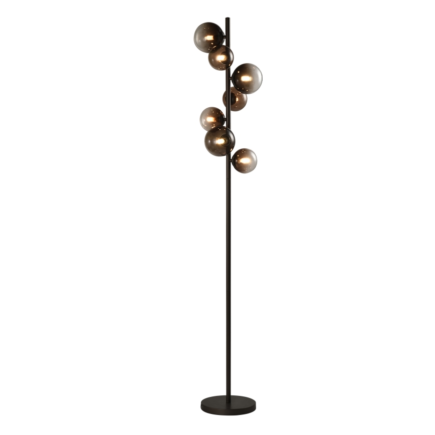 Brilagi - LED podna lampa MILLA 7xG9/3W/230V smeđa/dimno-smeđa