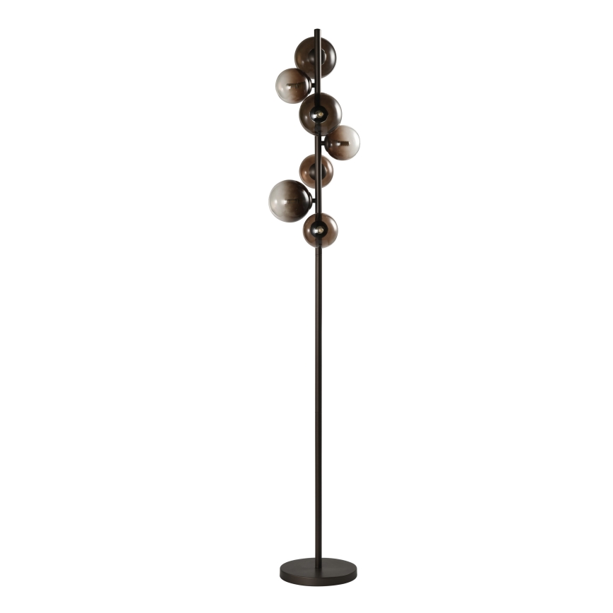Brilagi - LED podna lampa MILLA 7xG9/3W/230V smeđa/dimno-smeđa