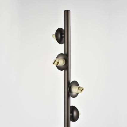 Brilagi - LED podna lampa MILLA 7xG9/3W/230V smeđa/dimno-smeđa