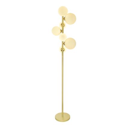 Brilagi - LED Podna lampa MILLA 7xG9/3W/230V zlatna/bijela
