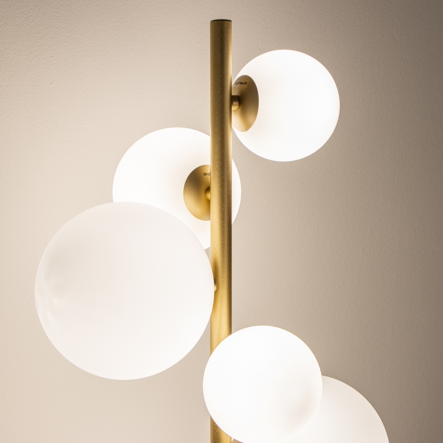 BRILAGI - LED Podna lampa MILLA 7xG9/3W/230V zlatna/bijela