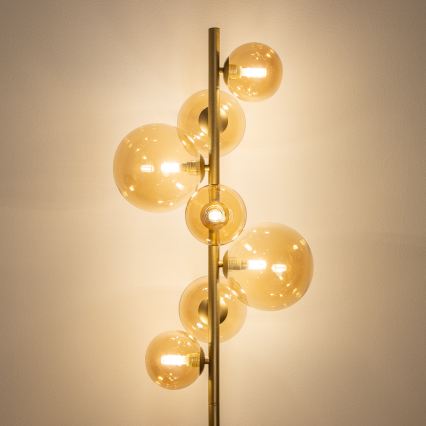 Brilagi - LED Podna lampa MILLA 7xG9/3W/230V zlatna